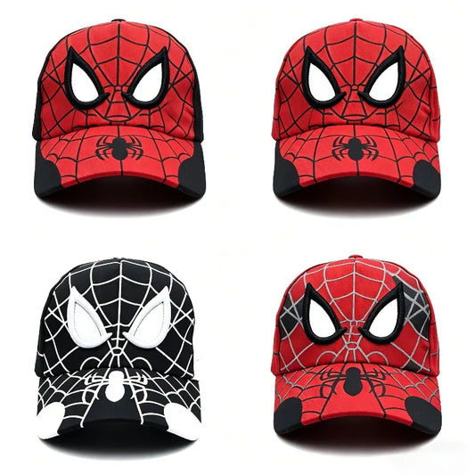Marvel Spider-Man Anime Figure Baseball Cap Cotton Peaked Hat Student Men Lady Cartoon Outdoor Sunshade Dress Up Birthday Gift