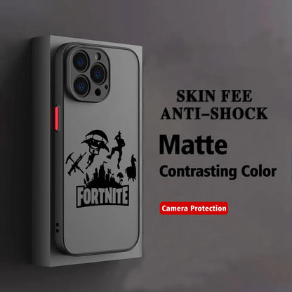 Hot Game F-Fortnite Phone Case For Xiaomi Redmi Note 14 13 12 12S 11 11S 10 10S 9T 9S 8 7 Pro Plus 4G 5G Matte Clear Back Cover