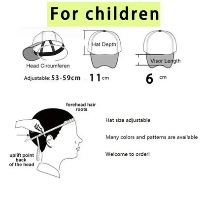 Spongebobs Baseball Cap Kids Adult Cartoon Emoto Mesh Cap Kawaii Peaked Hat Yellow Anime Summer Cap Girls Boys Accessories Gift