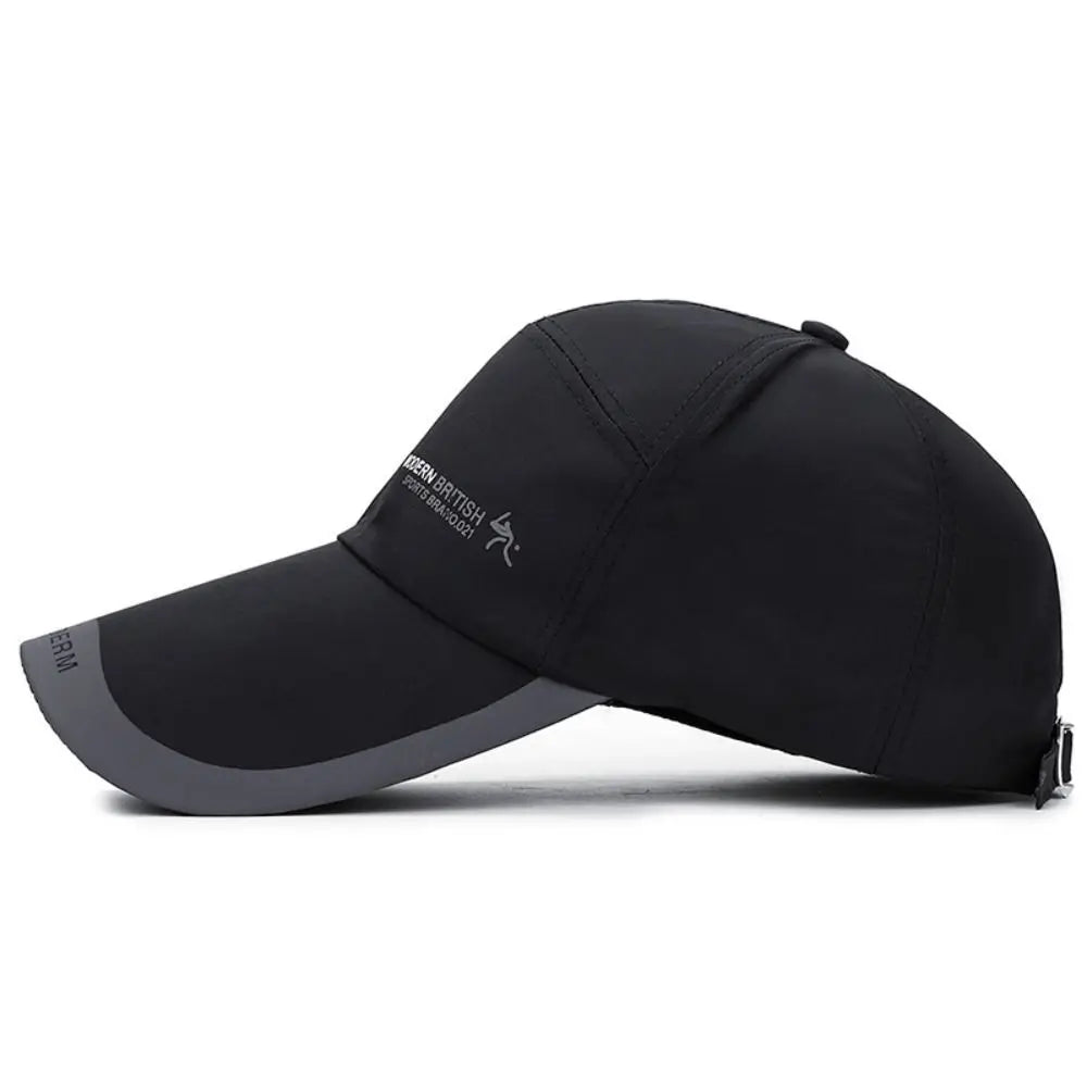 Quick Dry Sports Cap Baseball Cap Solid Color Sun Hat Outdoor Golf Fishing Hats Hat Casual Fashion For Men Women Adjustable