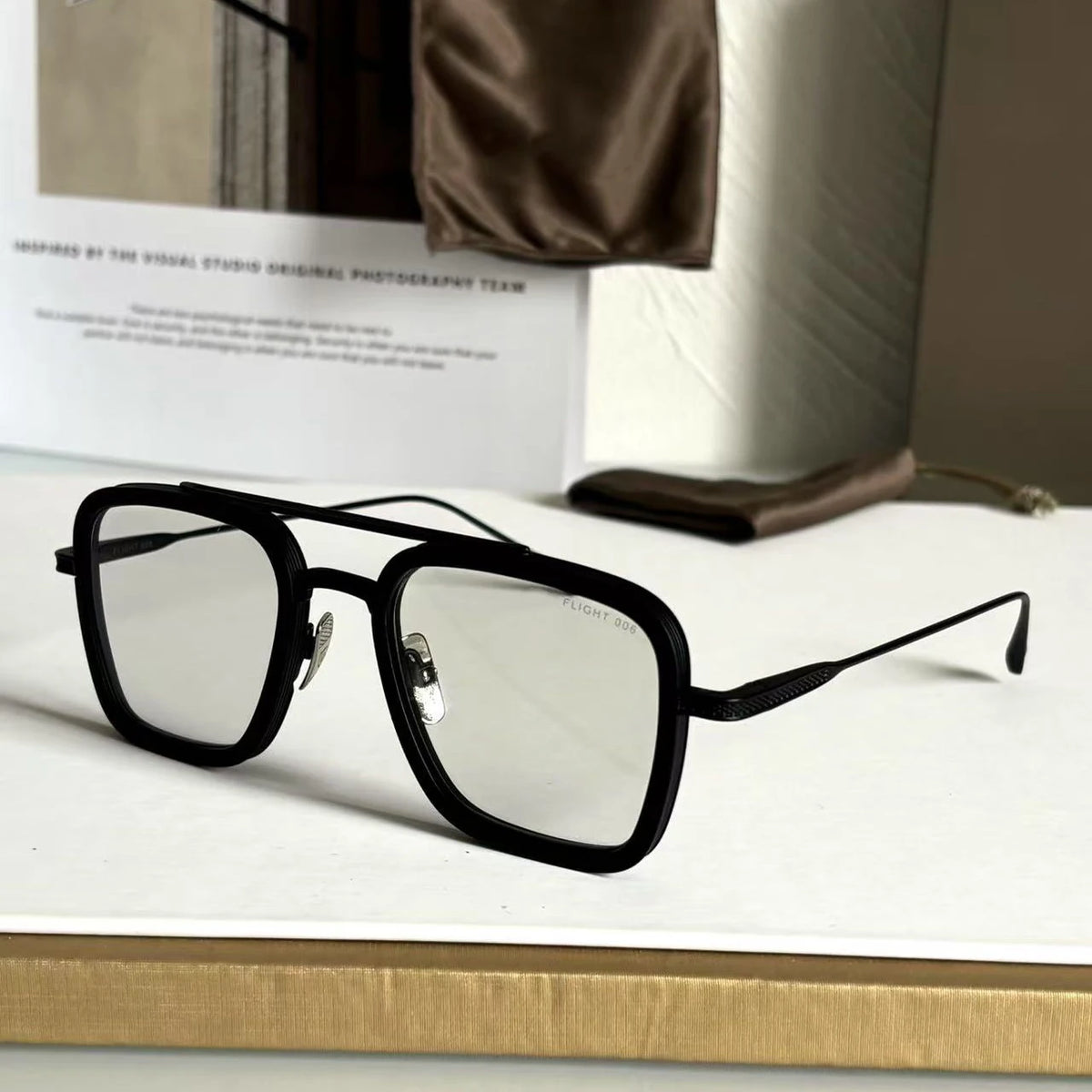 DT FLIGHT 006 Luxury Mens And Womens Sunglasses Top Quality 18K Designer Eyeglasses Acetate UV400