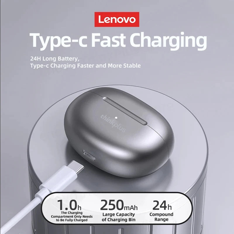 Lenovo LP5 Wireless Bluetooth Earbuds – Lenovo LP5 TWS Earbuds HiFi Stereo Sound, Lenovo LP5 Noise Cancelling Sports Waterproof Bluetooth 5.3 Earbuds with Mic, Lenovo LP5 Wireless Headphones