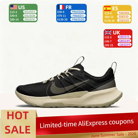 Nike Juniper Trail 2: Mjuka, snygga, lätta, slitstarka och halkfria låga trail-löparskor för män – Svart DM0822-005