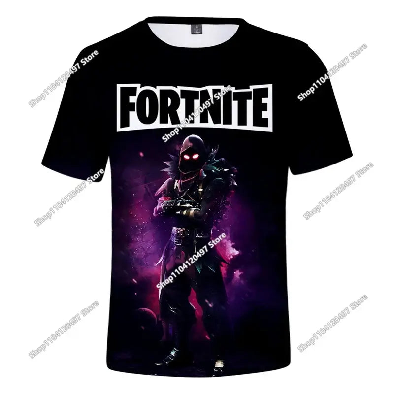 Коледна 3D тениска Fortnite Tees Battle Royale, стрийтуеър за деца, Victory Game, мъже и жени, Harajuku тениска, тийнейджърски дрехи