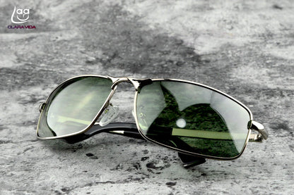 Clara Vida Military Men Darkgeen Lenses High Definition Polarized Uv400 Uv100% Sunglasses Sunshades For Out Door Drivin