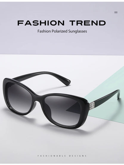 New Luxury Brand Diamond Gradient lens Sunglasses Women Polarized Glasses Driving Anti-glare Sun Glasses oculos de sol feminino