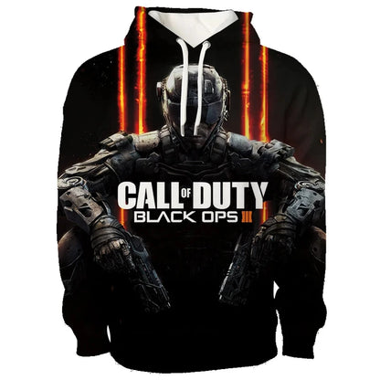 Pop Game Call Of Duty Warzone 3D Printed Hoodie Men's And Women's Hooded Pullover Trendy Streetwear Youth Sweatshirt Clothing