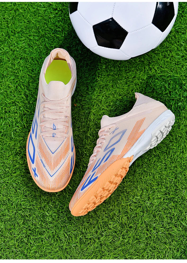 Heren sneakers met grasnoppen Hoogwaardige voetbalschoenen Futsal-voetbalschoenen Antislip voor binnen Populair model met hoge schacht voor buiten
