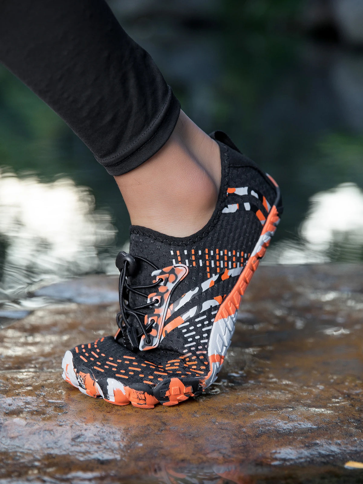 Oiaano Nouvelles chaussures de plage à séchage rapide « Camo » pour homme et femme, sandales aquatiques, baskets aquatiques pour homme, chaussures de sport et de marche