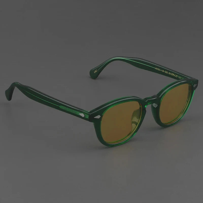 Polarized Sunglasses Men Women Johnny Depp Lemtosh Style Sun Glasses Retro Round Acetate Frame UV400 Lens Oculos
