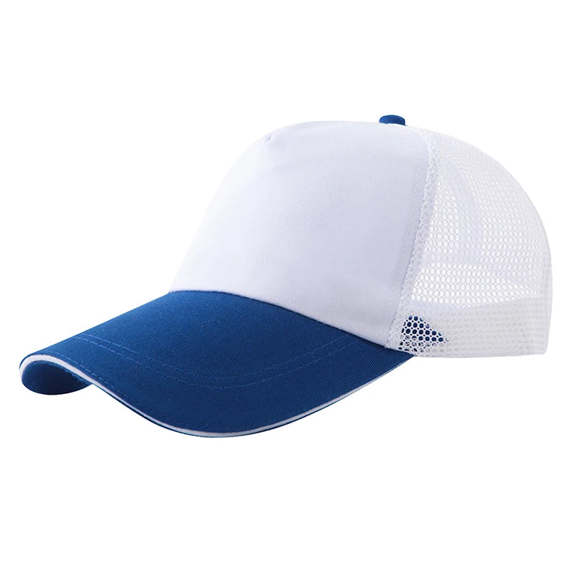 Customized baseball cap with printed logo contrasting duck tongue cap unisex personalized embroidered logo team culture hat