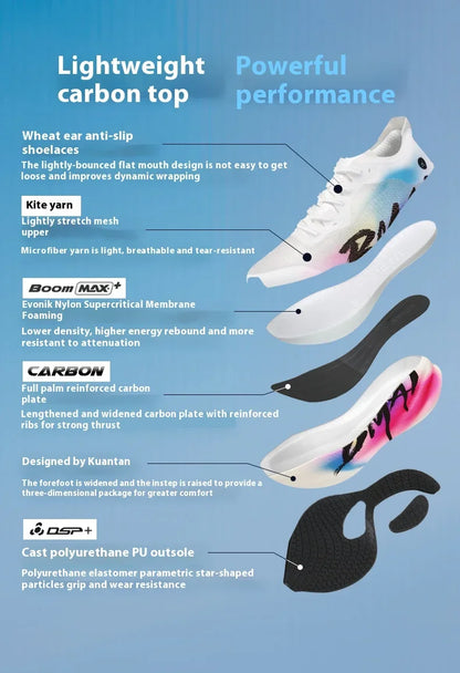BMAI New 42KM Marathon heren- en damessportschoenen, dempende hardloopschoenen, ademende sportschoenen voor vrouwen, designer sportschoenen voor mannen