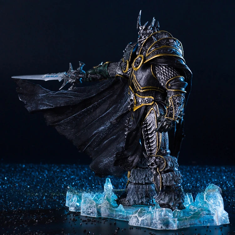 36 cm-es World of Warcraft játék-kiegészítők 7. Lich King Illidan Stormrage anime figura modell asztali dekoráció ajándékok játékok gyerekeknek