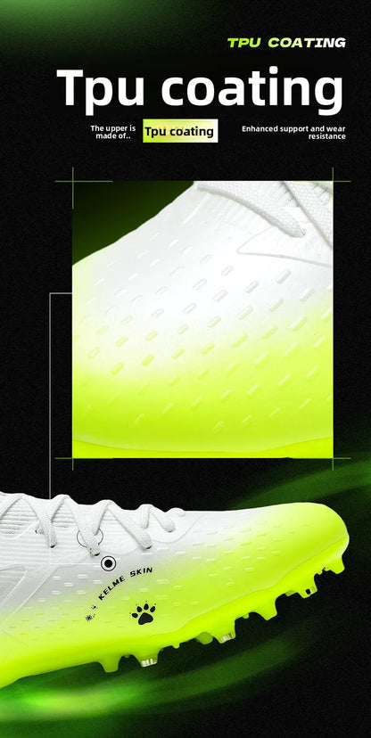 Kelme Herren-MG-Fußballschuhe für Indoor und Kunstrasen, kurze Stollen, professionelle Match-Fußballschuhe, rutschfeste Trainings-Turfschuhe
