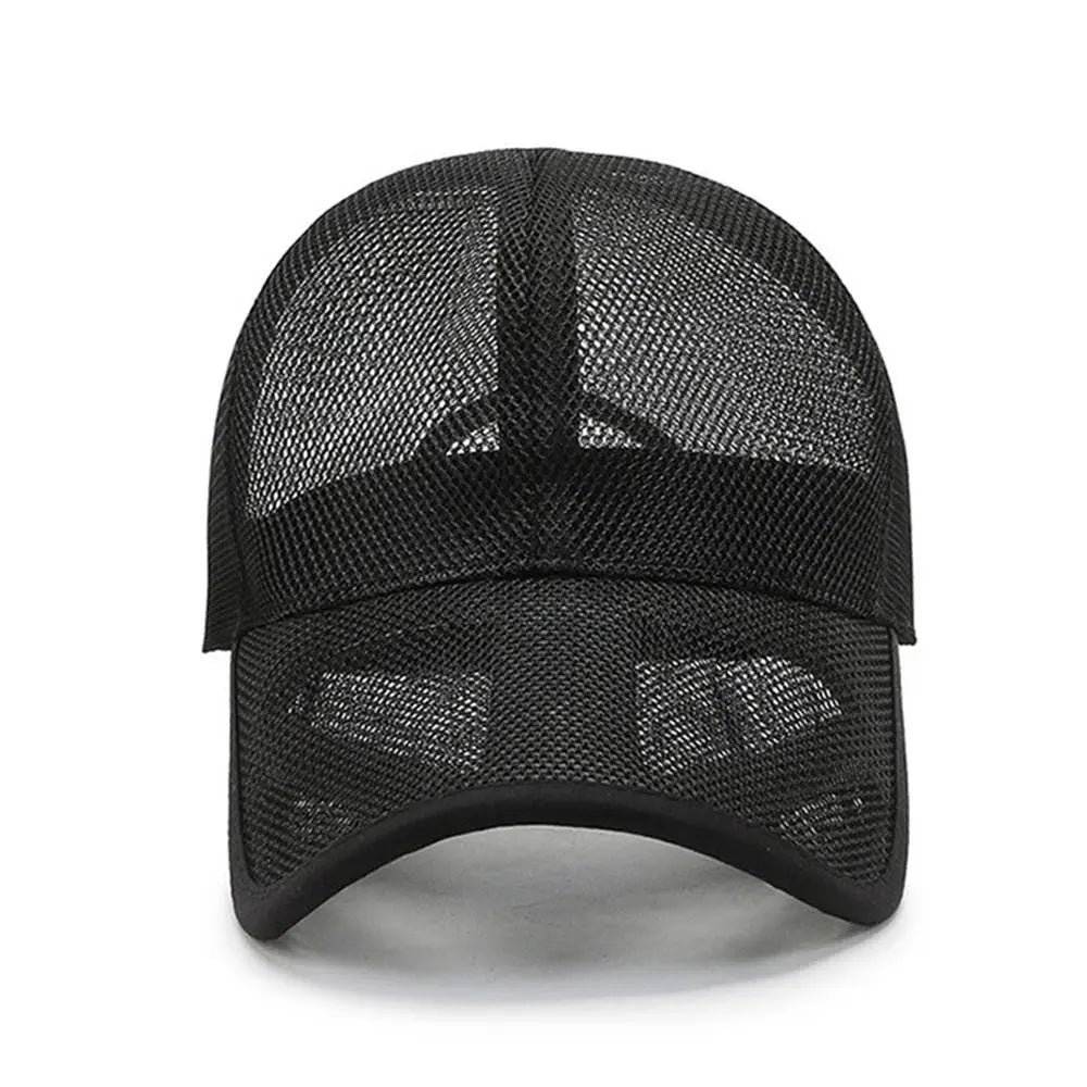 Breathable Sun Protection Caps Fashion Men Women Full Mesh Hats Summer Sunscreen Hats Sun Protection Caps Baseball Cap