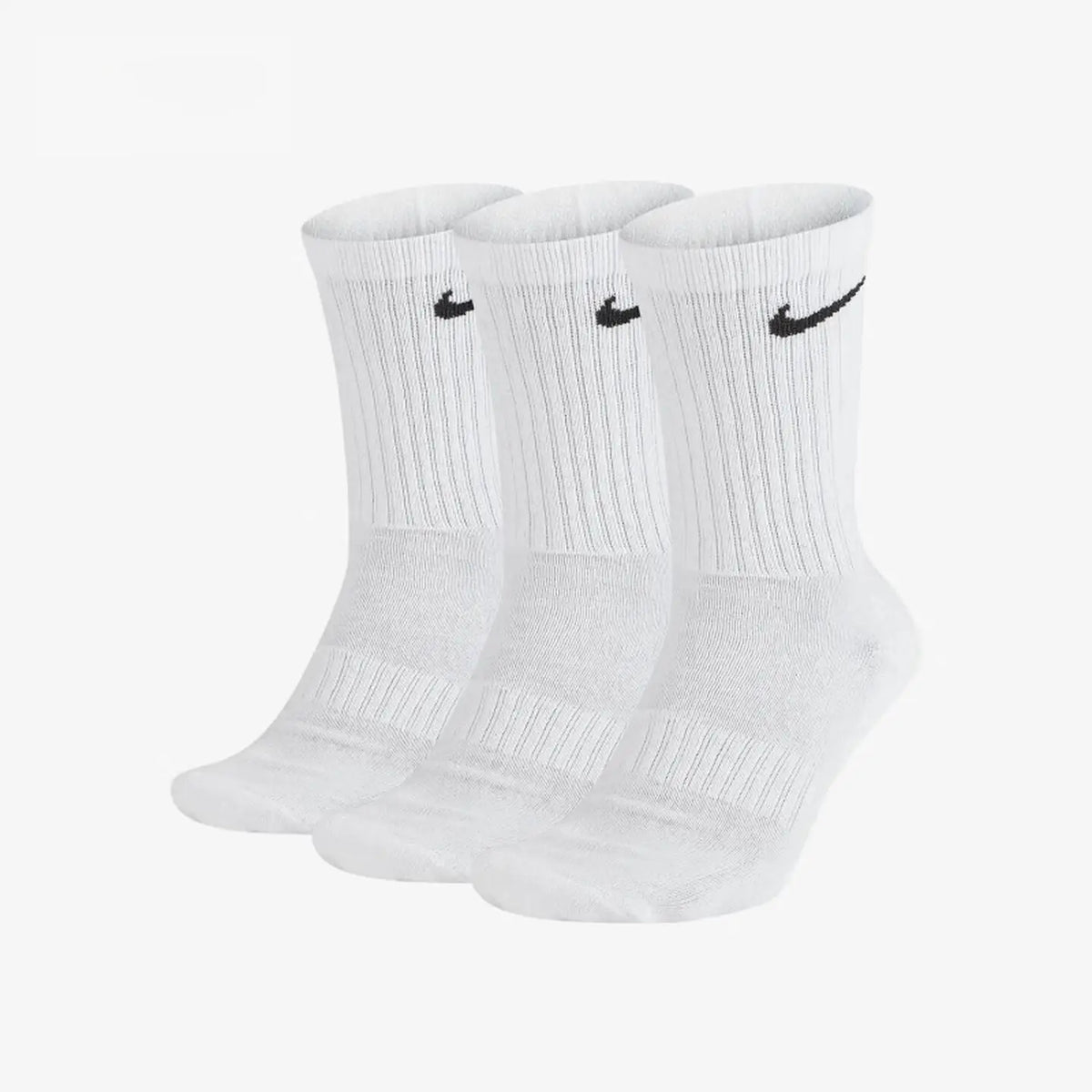 Skarpety Nike Skarpety koszykarskie Nike z podgrubioną stopą Długie skarpety sportowe z technologią Dri-FIT zapewniającą oddychalność, zestaw 3 par SX7667-100
