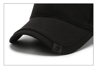 Hat Men's Tide Sunshade Cap Korean Men's Sun Hat Black Ins Tide Simple Casual And Versatile Baseball Cap