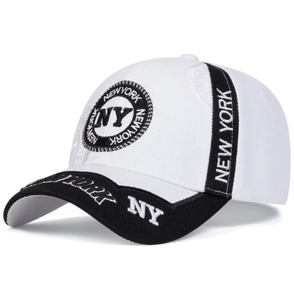 Unisex Letter Embroidery Baseball Caps Spring and Autumn Outdoor Adjustable Casual Hats Sunscreen Hat