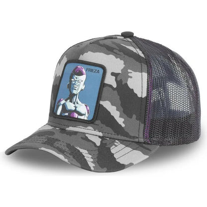 New Dragon Ball Son Goku Cap Summer Travel Peaked Cap Men's Embroidery Hip-Hop Cap Style Sun Visor Adjustable Trucker Mesh Cap