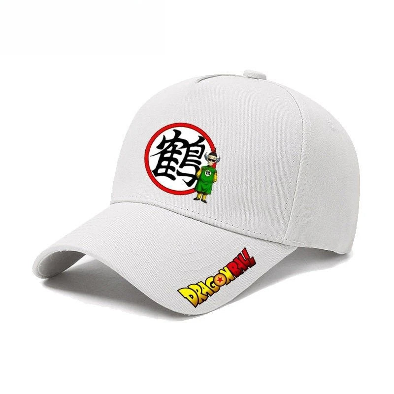 Czapka z daszkiem Dragon Ball Master Roshi Son Goku – kreatywny nadruk z literami z anime o wysokiej wartości, unisex, codzienna, uniwersalna czapka baseballowa