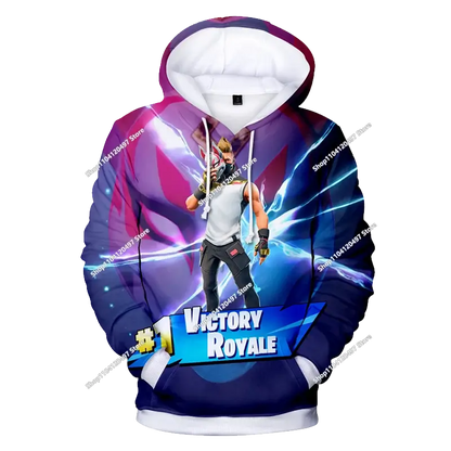 Lastenvaatteet syksyinen collegepaita T-paita huppari uusi Fortnite lasten rento asu mukavat streetwear-vaatteet