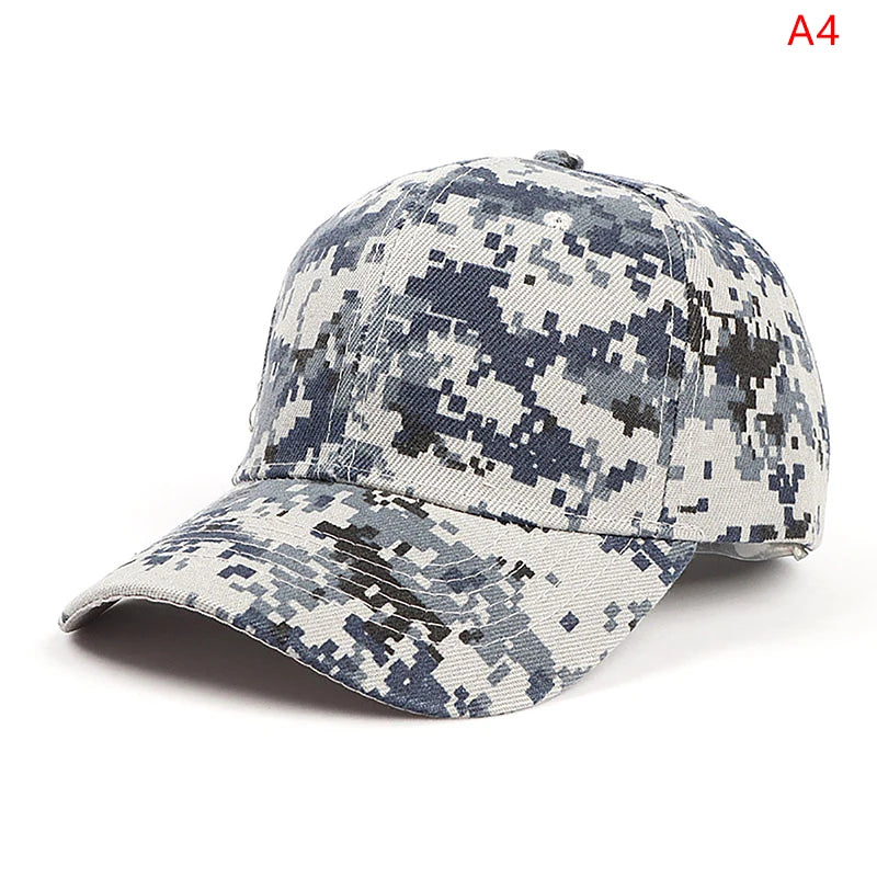 Adjustable Baseball Cap Summer Sunscreen Hat Camouflage Camo Camping Hiking Fishing Caps