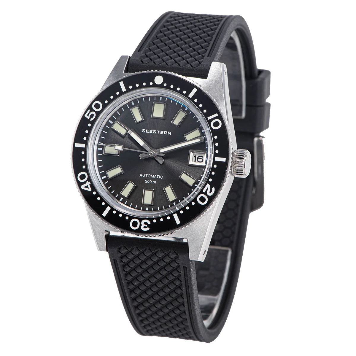 62MAS Diver Men Watch 38mm Original Sapphire Glass Nh35 Automatic Mechanical Waterproof Luminous Date Ceramic Bezel 200M Pro v3