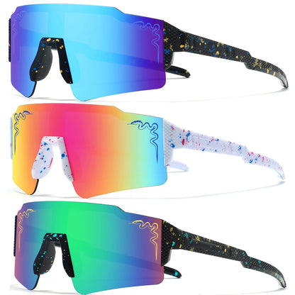 3 Pairs  Age 5-18 Youth Baseball Sunglasses Boys Girls Glasses Outdoor Sport Cycling Goggles Children Kids Softball Shades