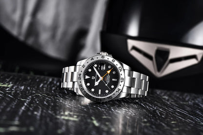 Pagani Design 2026 New Men's Automatic Mechanical Watch Gmt Sapphire Stainless Steel Waterproof 10Bar Luminous Bwg-9 Reloj Hombr