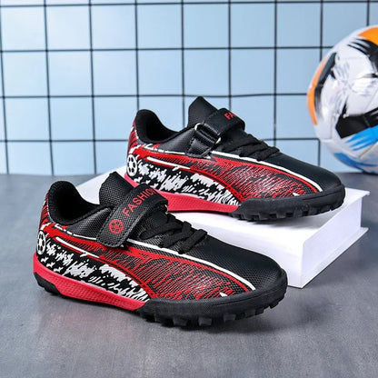 Chaussures de football pour hommes, légères, antidérapantes, crampons de football TF, chaussures de sport pour garçons, chaussures de terrain synthétique, chaussures de futsal pour l'extérieur, chaussures de sport.