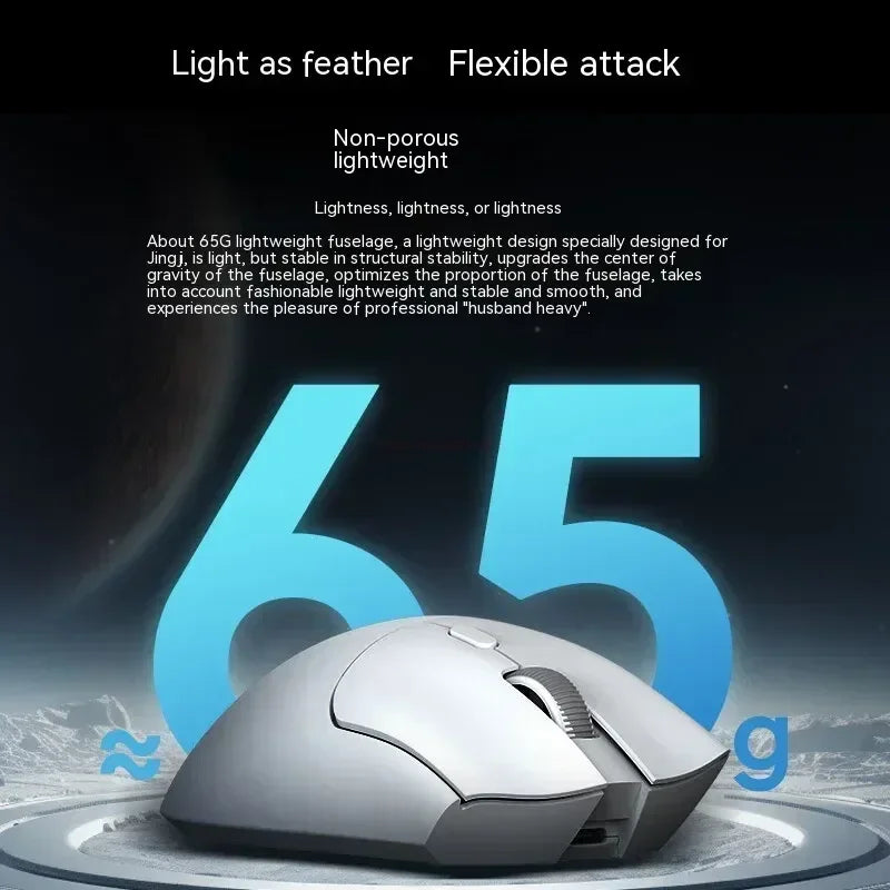 Metaphyuni Metapanda P1 belaidė pelė P1 Pro Max Paw3395L, mažos delsos, lengva e. sporto žaidimų pelė, ergonomiška, PC žaidėjui skirta dovana