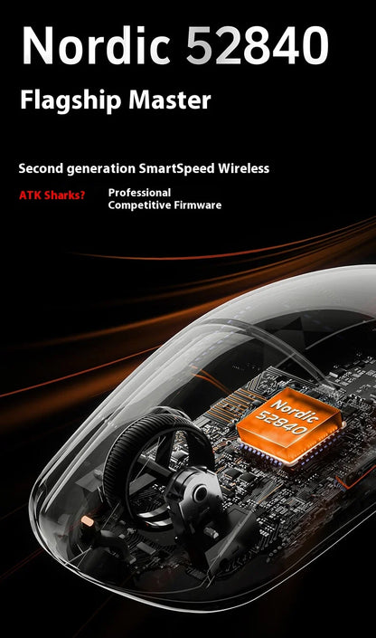 ATK A9 Plus Gaming-Maus kabellos A9/A9 SE/A9 Pro Tri-Mode 8K Gaming-Maus leicht A9 Ultimate E-Sports PC-Geschenk individuell angepasst