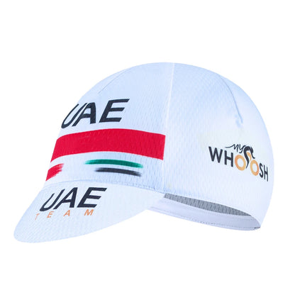 Blue 2026 UAE Cycling Hat MEN'S Summer Classic Cycling Caps Quick Dry BIG M Bike Mountain MTB Racing Bicycle Hat Under Helmet