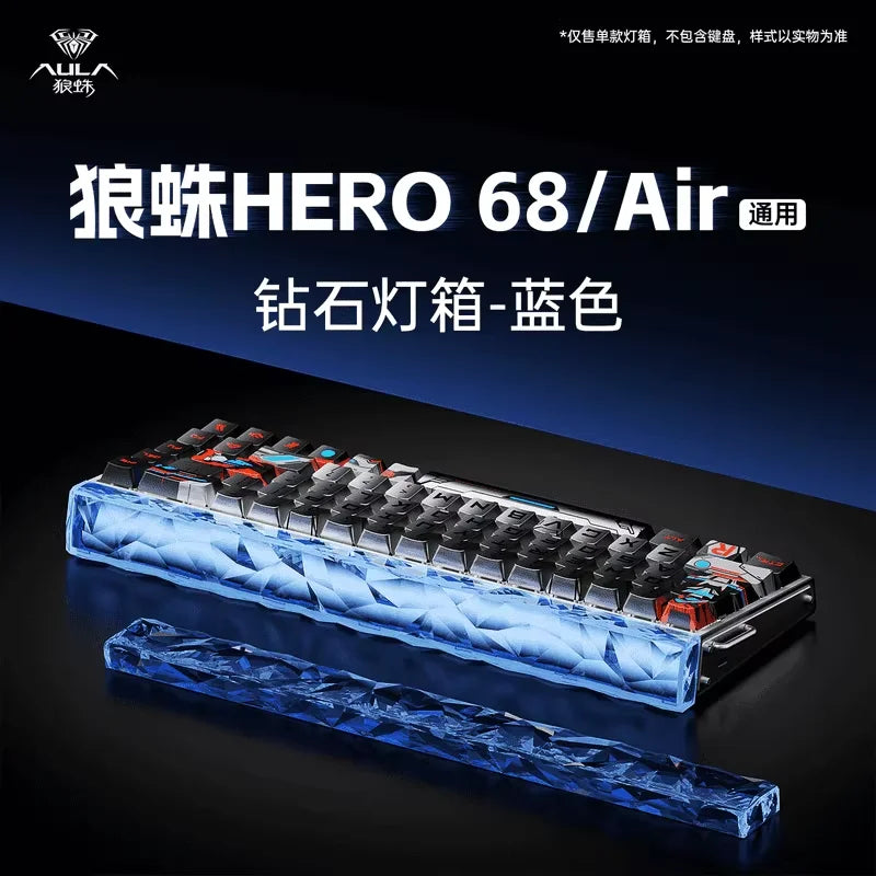 Nuevo AULA HERO 68HE/ULTRA Kits sticker: teclado gaming con interruptores magnéticos y accesorios para teclado mecánico personalizado con cable para e-sport