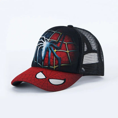 Marvel Avengers Hat Outdoor Sports Baseball Cap Spider-Man Iron Man Cartoon Animation Beach Sun Hat Peaked Hat Children's Gift
