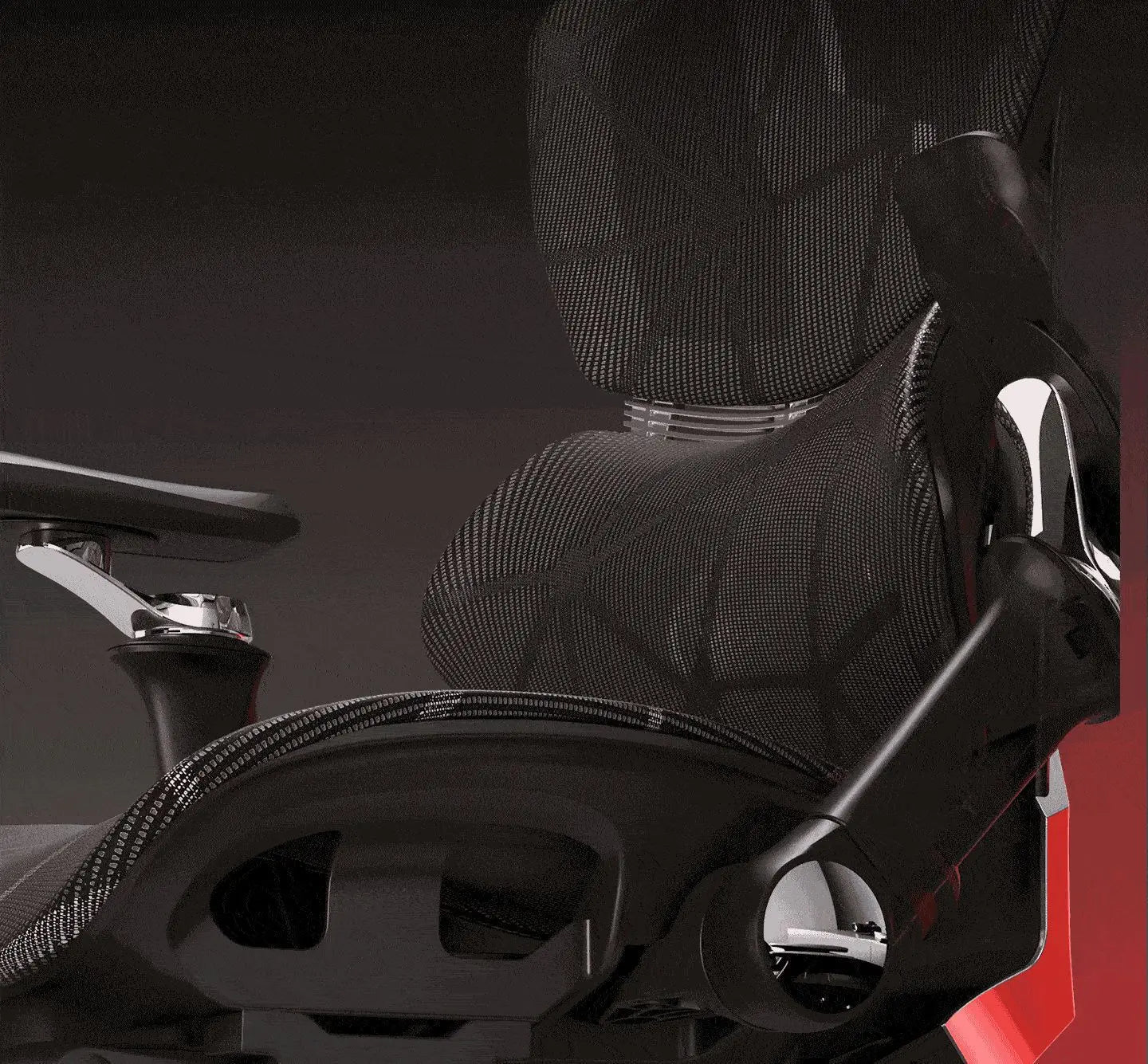 Ergonomic Office Chair with Wheels, Adjustable Desk Chair with Armrests, Comfortable Swivel Gaming Chair, Lumbar Support Executive Chair for Home Office