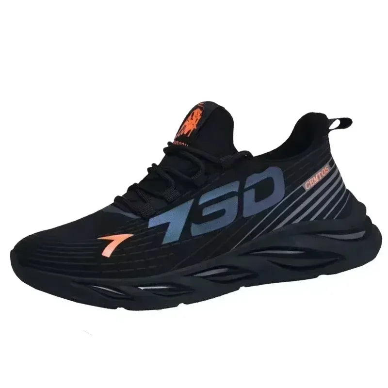 New Summer Mens Breathable Mesh Running Shoes Lightweight Trendy Sports Sneakers for Daily Workout and Outdoor Walking
