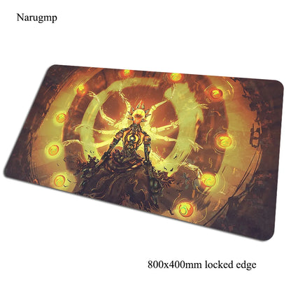 Podkładka pod mysz Overwatch 80x40cm, gamingowa podkładka na biurko, duża mata dla gracza na PC, prezent na Halloween do komputera i notebooka