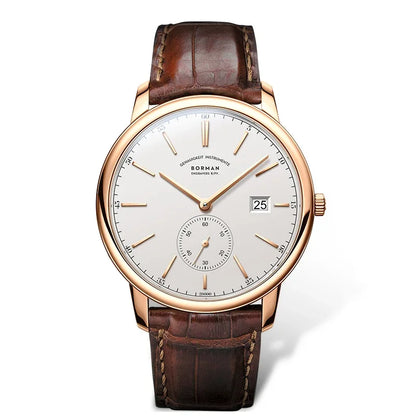 BORMAN BM3817 TOP Watch New 42 Luxury Men's Automatic Mechanical Watches Sapphire Ultra-thin 50M Waterproof Sub Dial Clocks