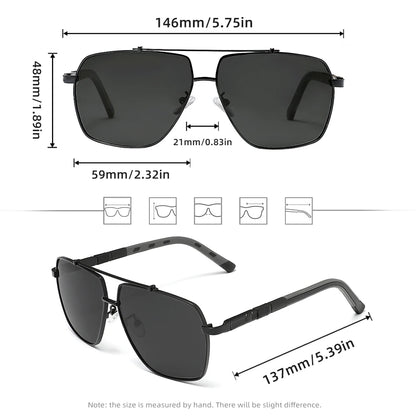 KINGSEVEN New Luxury Sunglasses Men UV400 Square Large Frame Polarized Glasses Male Women Outdoor Causal Fashion Driving Eyewear