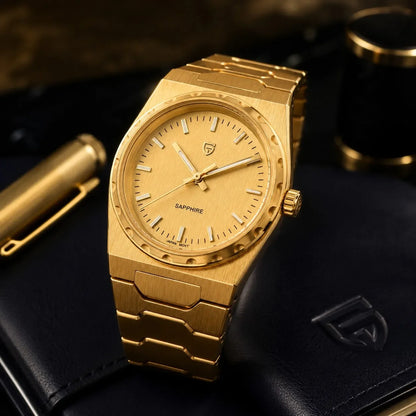 PAGANI DESIGN 2026 New 7mm Fashion Men's V2 Quartz Watch 10Bar Waterproof Stainless Steel Sapphire C3 reloj hombre Watches male