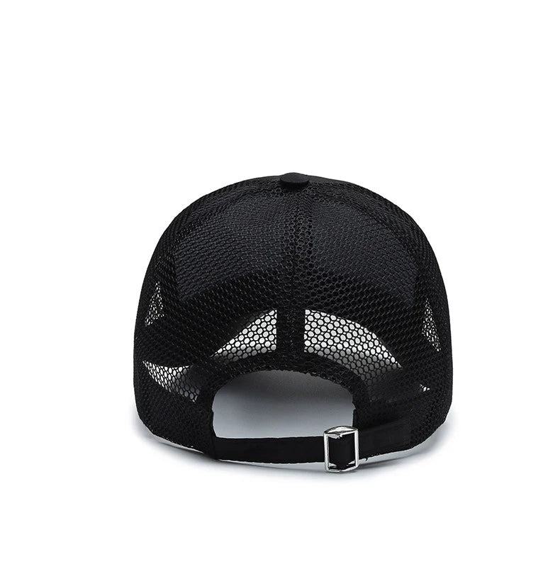 Sombrero de pescador de malla transpirable, informal, de secado rápido y de estilo coreano para hombre, ideal para el verano
