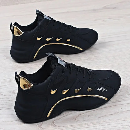 Ténis casuais para homem, leves, macios e respiráveis, vulcanizados, em couro macio, Zapatillas De Mujer