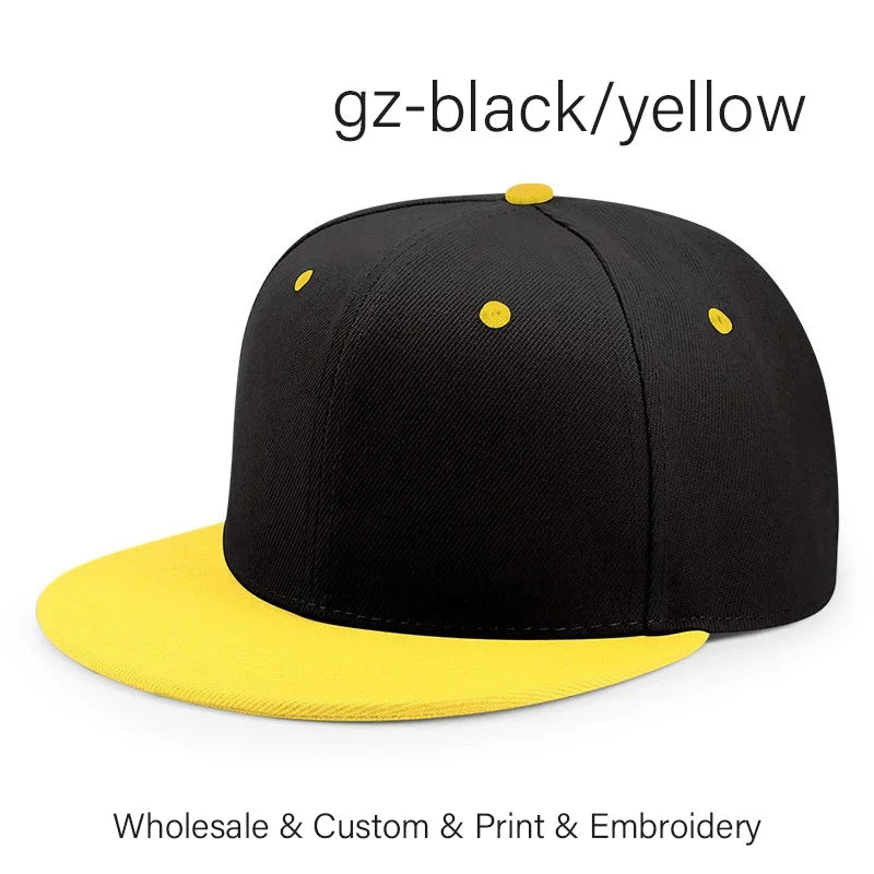 SLECKTON Custom Logo Hats High-quality Hiphop Snapback Caps Letter Embroidery Brand Design Trucker Cap Wholesale Hat Adult
