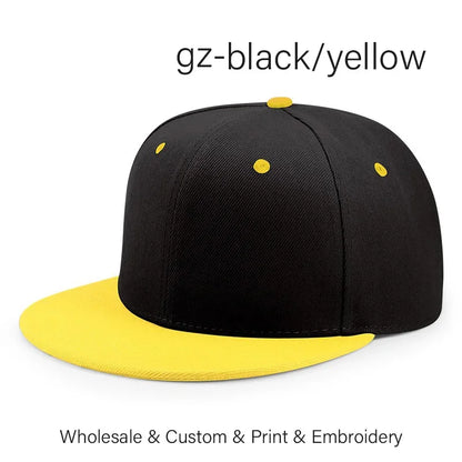 SLECKTON Custom Logo Hats High-quality Hiphop Snapback Caps Letter Embroidery Brand Design Trucker Cap Wholesale Hat Adult