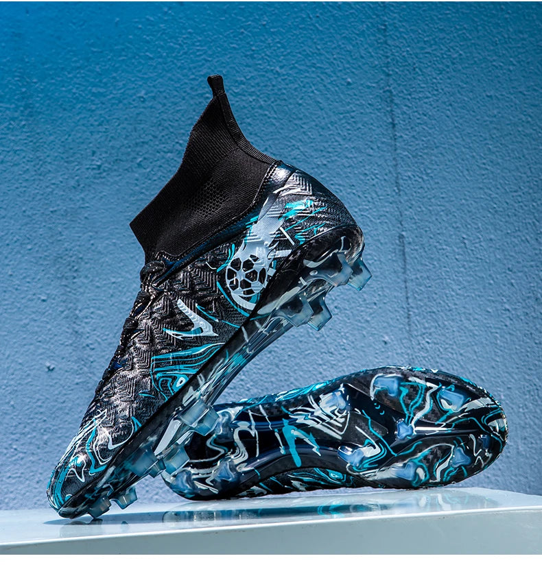 Chaussures de football professionnelles pour hommes, crampons de football, chaussures de football originales pour terrain intérieur, bottes d'entraînement sur gazon TF/FG, baskets