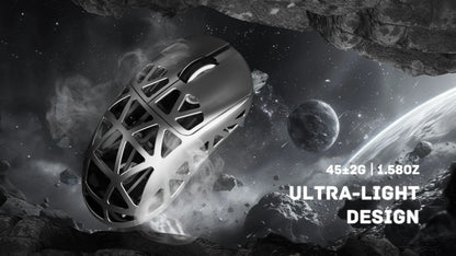 ATTACK SHARK R2 tri-mode programmable mouse, ultra-light magnesium alloy, PAW3950 42000 DPI optical sensor, 8000Hz polling rate
