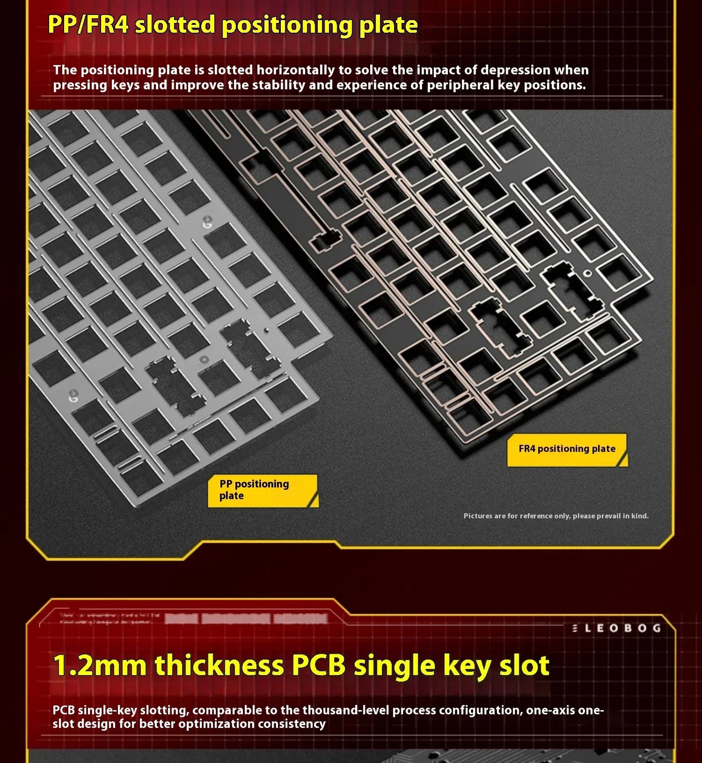 Kit de Teclado Mecânico LEOBOG Hi75C 3 Modos/Com Fio Hot-Swap com Botão Rotativo RGB, Liga de Alumínio, Montagem Gasket, Kit de Teclado Hi75C Personalizado para PC, Presente