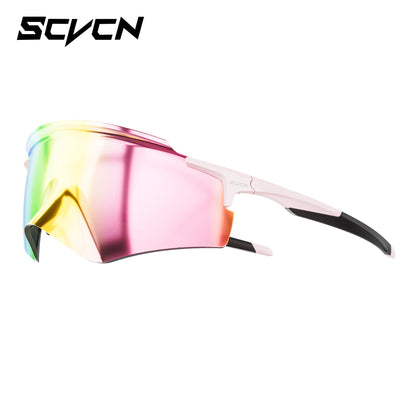 SCVCN Sunglasses for Men New Fashion Cycling Glasses UV400 Lenses Cycling Road Mountain Bike Glasses Women Casual Hiking 2026