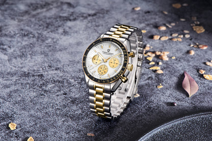 2026 New PAGANI DESIGN Mens Watches Panda Moon Watch Luxury Quartz Watch For Men Automatic Date Sport Chronograph Wristwatch Men